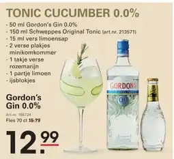 Sligro Gordon's Gin 0.0% aanbieding