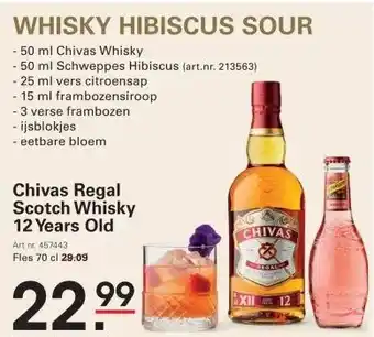 Sligro Chivas Regal Scotch Whisky 12 Years Old aanbieding