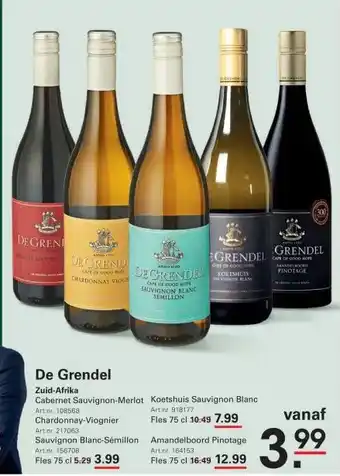 Sligro De Grendel aanbieding