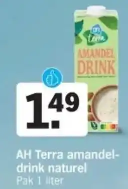 Albert Heijn AH Terra amandel drink naturel aanbieding