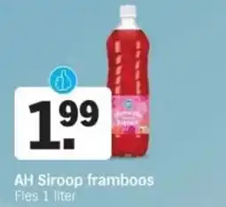 Albert Heijn AH Siroop framboos aanbieding