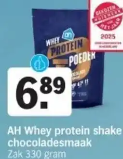 Albert Heijn AH Whey protein shake AH Zakje met aanbieding