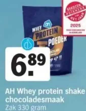 Albert Heijn AH Whey protein shake AH Zakje met aanbieding
