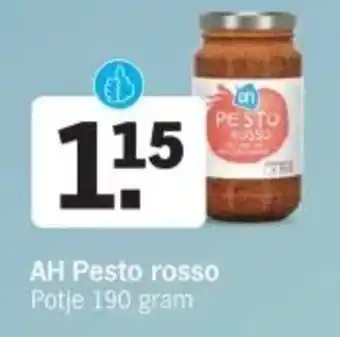 Albert Heijn AH Pesto rosso aanbieding