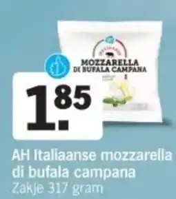 Albert Heijn AH Italiaanse mozzarella di bufala campana aanbieding