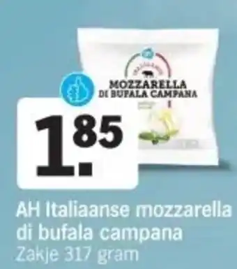Albert Heijn AH Italiaanse mozzarella di bufala campana aanbieding