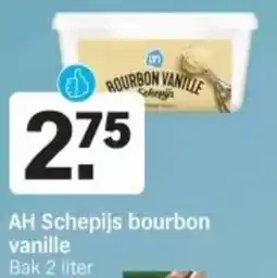 Albert Heijn AH Schepijs bourbon vanille aanbieding