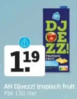 Albert Heijn AH Djoezz! tropisch fruit_AH Frisse fruitdrank aanbieding