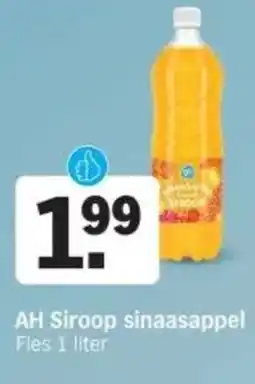 Albert Heijn AH Siroop sinaasappel aanbieding