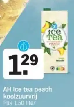 Albert Heijn AH Ice tea peach koolzuurvrij aanbieding