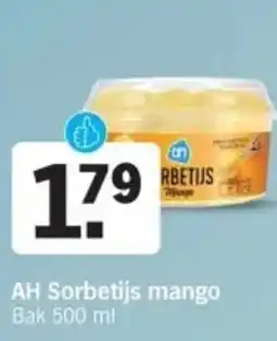 Albert Heijn AH Sorbetijs mango aanbieding