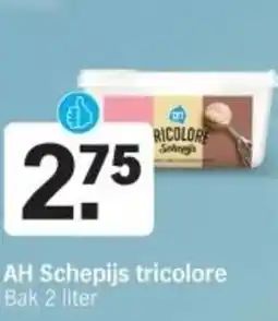 Albert Heijn AH Schepijs tricolore aanbieding