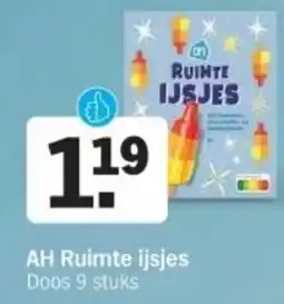 Albert Heijn AH Ruimte ijsjes aanbieding