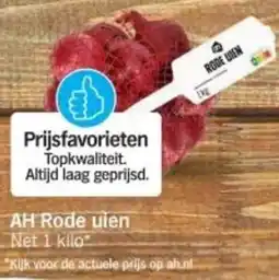 Albert Heijn AH Rode uien aanbieding