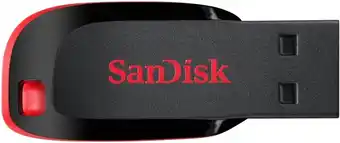 Amazon SanDisk 128GB Cruzer Blade USB 2.0 Flash Drive aanbieding