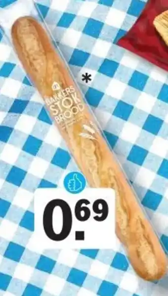 Albert Heijn Bakkers stok brood aanbieding