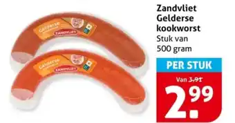 Hoogvliet Zandvliet Gelderse kookworst aanbieding