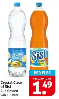 Hoogvliet Crystal Clear of Sisi aanbieding