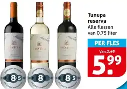 Hoogvliet Tunupa reserva aanbieding