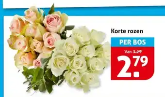 Hoogvliet Korte rozen aanbieding