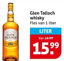 Hoogvliet Glen Talloch whisky aanbieding