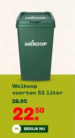 Welkoop Welkoop voerton 53 liter aanbieding