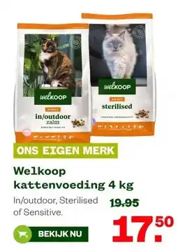 Welkoop Welkoop kattenvoeding 4 kg aanbieding
