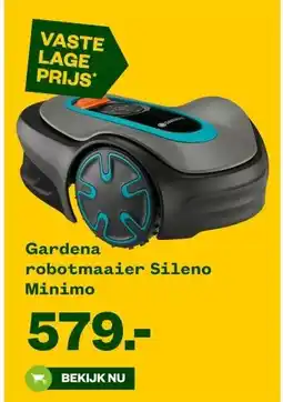 Welkoop Gardena robotmaaier Sileno Minimo aanbieding