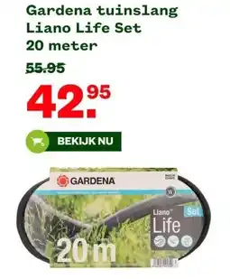 Welkoop Gardena tuinslang Liano Life Set 20 meter aanbieding