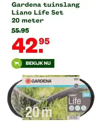 Welkoop Gardena tuinslang Liano Life Set 20 meter aanbieding