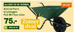 Welkoop Altrad Fort kruiwagen FLZ 90 Flex Lite aanbieding