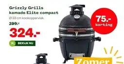 Welkoop Grizzly Grills kamado Elite compact aanbieding