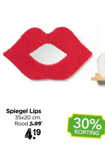 Xenos Spiegel Lips aanbieding