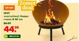 Welkoop HEAT vuurschaal Kappa roest Ø 60 cm aanbieding