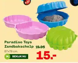 Welkoop Paradiso Toys Zandbakschelp aanbieding