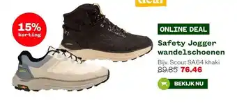 Welkoop Safety Jogger wandelschoenen aanbieding