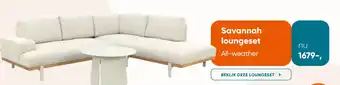 Van der Garde tuinmeubelen Savannah loungeset All-weather aanbieding