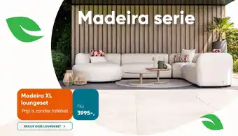 Van der Garde tuinmeubelen Madeira XL loungeset aanbieding