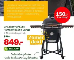 Welkoop Grizzly Grills kamado Elite Large aanbieding