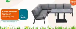 Van der Garde tuinmeubelen Azoren Rockford loungeset Verstelbare tafel aanbieding