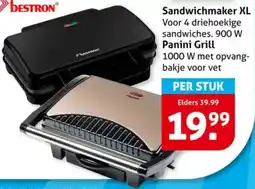 Hoogvliet Sandwichmaker XL aanbieding