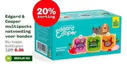 Welkoop Edgard & Cooper multipacks natvoeding voor honden aanbieding
