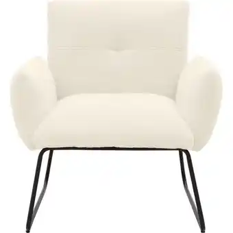 Trendhopper Fauteuil Dozza Teddy wit aanbieding