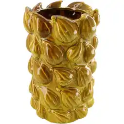Trendhopper Vaas Fig oker 23 cm hoog aanbieding