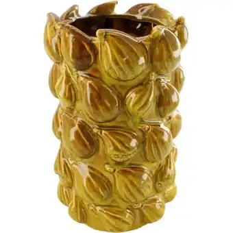 Trendhopper Vaas Fig oker 23 cm hoog aanbieding
