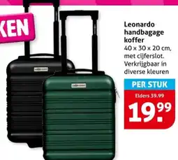 Hoogvliet Leonardo handbagage koffer aanbieding