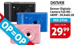 Hoogvliet Denver Digitale Camera Full HD 48MP DCA4811B aanbieding