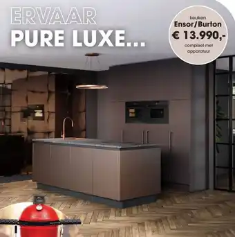 Superkeukens keuken Ensor/Burton aanbieding