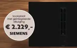 Superkeukens kookplaat met geintegreerde afzuiging aanbieding