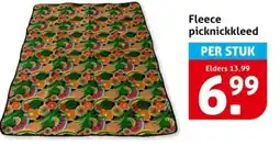 Hoogvliet Fleece picknickkleed aanbieding